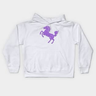 Purple Horse Kids Hoodie